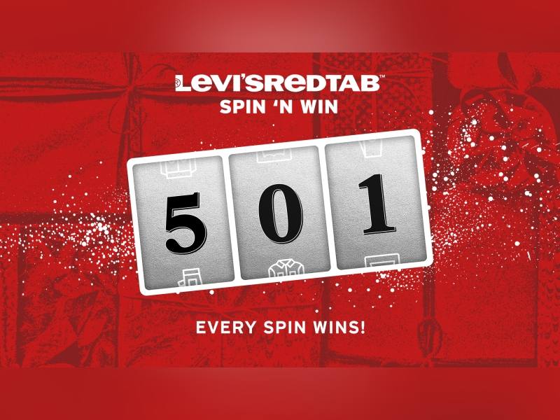 Promotion Levi's® Red Tab™ Spin 'N Win at Levi's Outlet Tanger