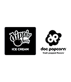 Dippin Dots / Doc Popcorn logo